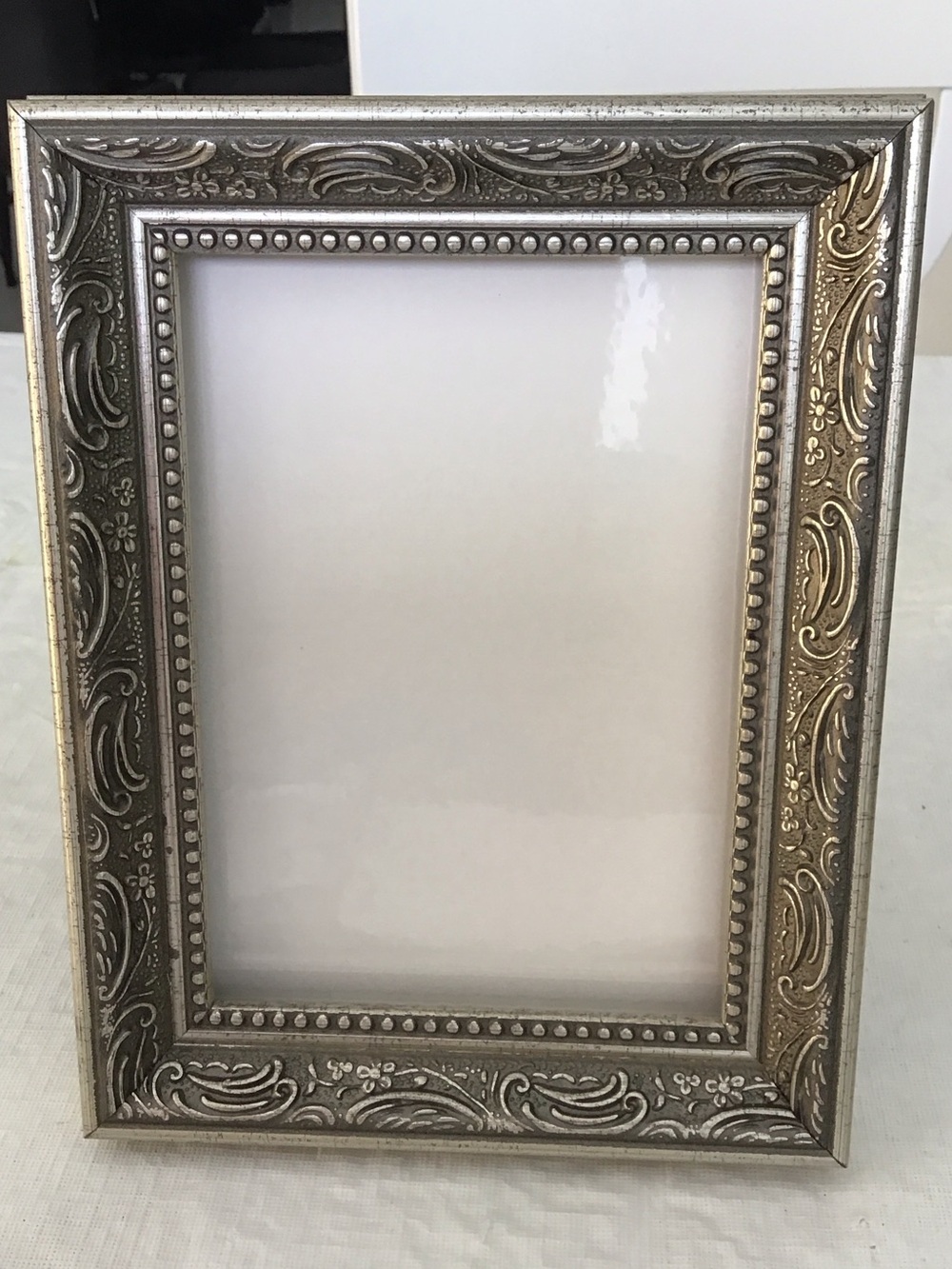 Decorative Silver Ornate Photo Frame - Classic Home Accent #236